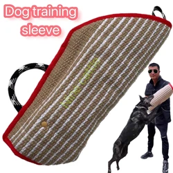 Jute Thickened Dog Bite Arm Sleeves Guard Dog Police Dog Training Supplies Interactive Play Arm Protection Safety Pet Products