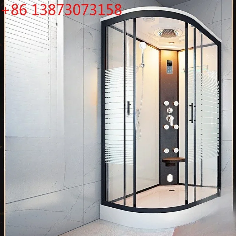 03.*Integral shower room Integrated household bathroom partition with bottom basin Warm air finished product Integrated fan bath