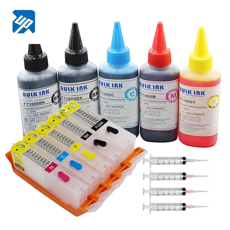 refill ink kits PGI250 ink cartridge for Canon ip7220 ip8720 MG5420 MX922 MX722 IX6820 MG5520 MG6420 MG5620 MG6620 MG5522