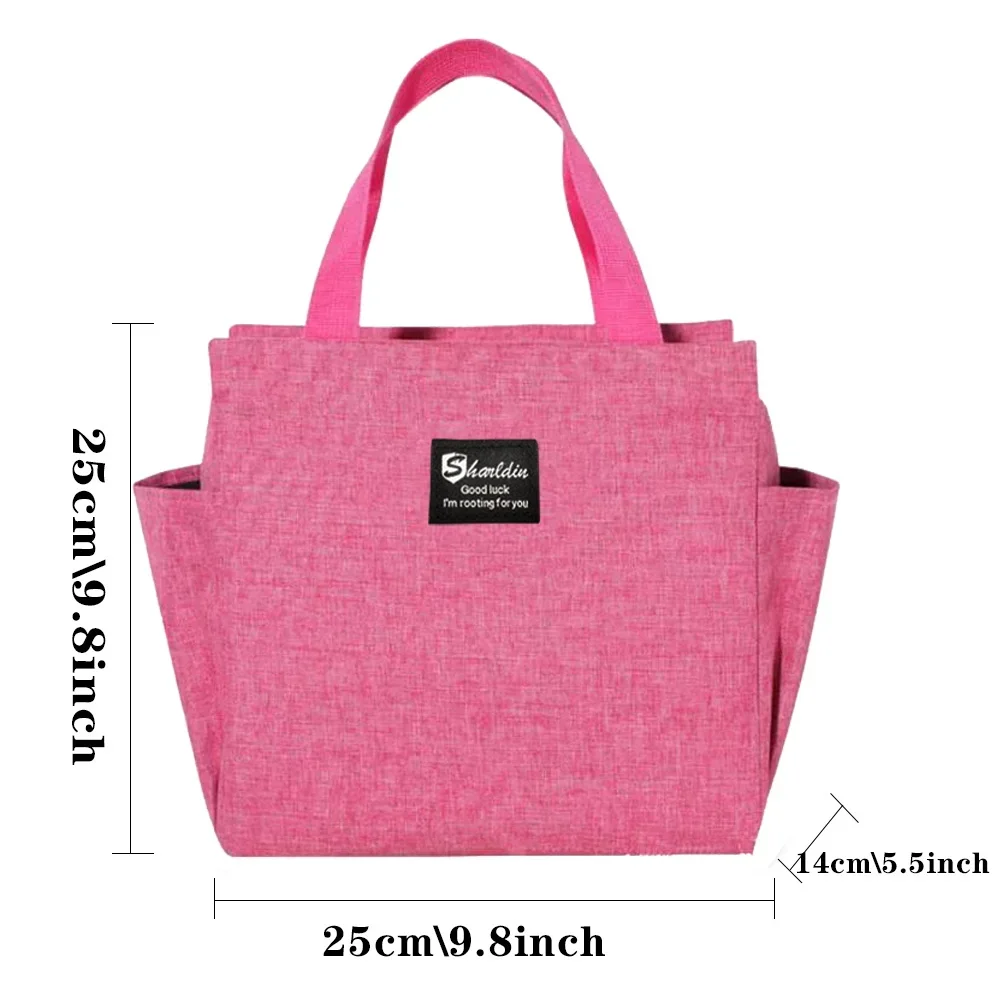 【Fast Delivery】Portable Insulated Lunch Bag for Kid Cutegirl Boy Leakproof Original Design Lunch Box Bear Letter Series Printing