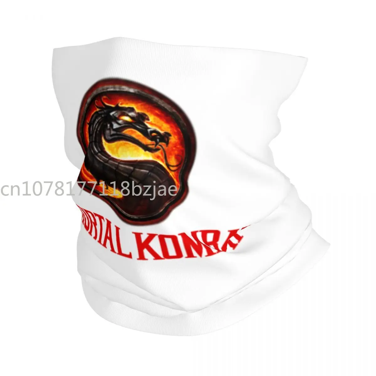 Mortal Kombat Scorpion Sub Zero Bandana penutup leher perlindungan UV penutup selendang wajah Ninja permainan Cosplay Headwear tabung Balaclava