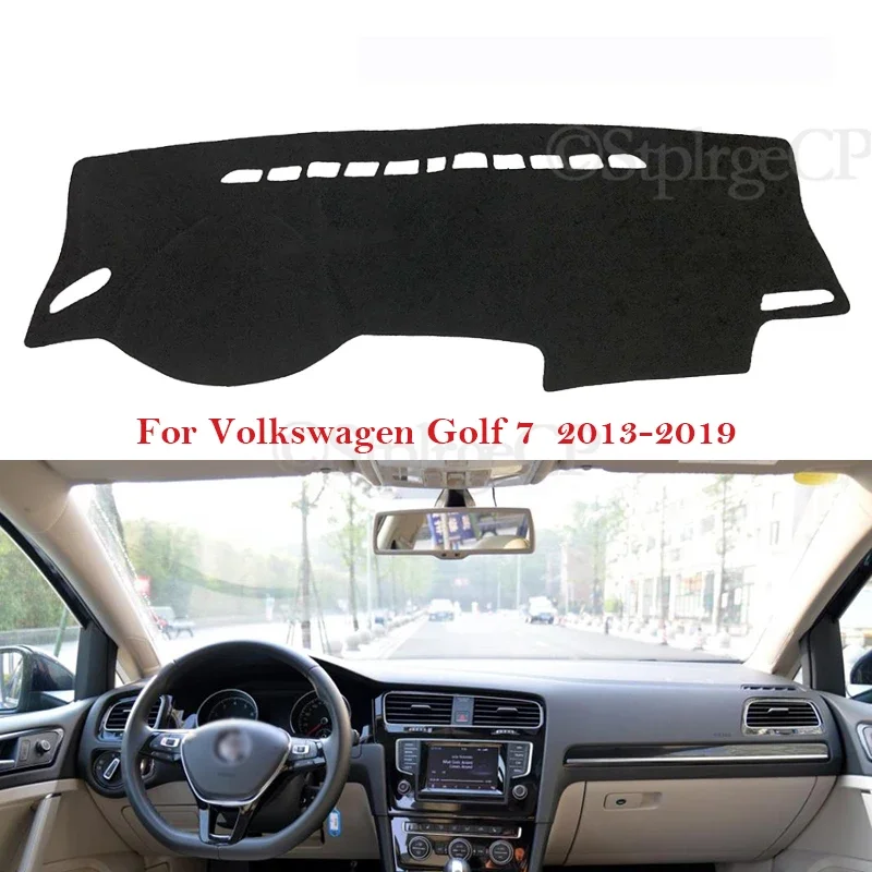 Dashboard Cover Protective Pad for Volkswagen VW Golf 7 MK7 2013~2019 Car Accessories Dash Board Sunshade Carpet 2016 2017 2018