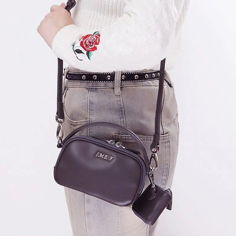 2026 New Messenger Handbag Shoulder Bag Underarm Bag Temperament Commuter Handbag High Fashion Large Capacity Mother-Child Bag