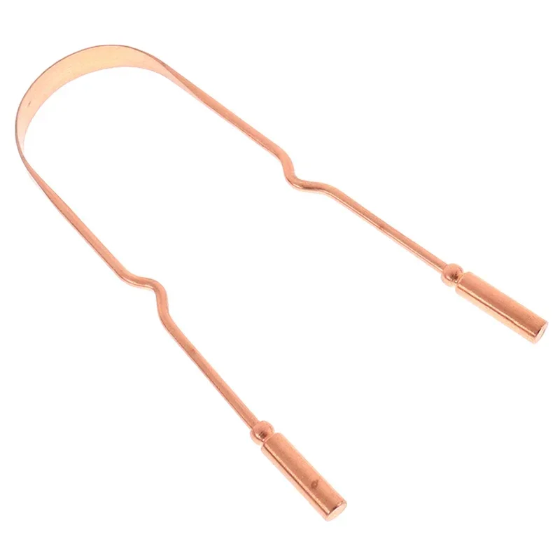 1Pc Brush Fresh Cleaning Scraper Oral Cleaner Pure Copper Tongue Hygiene For Men And Women High Quality Tounge Scraper 3 Styles
