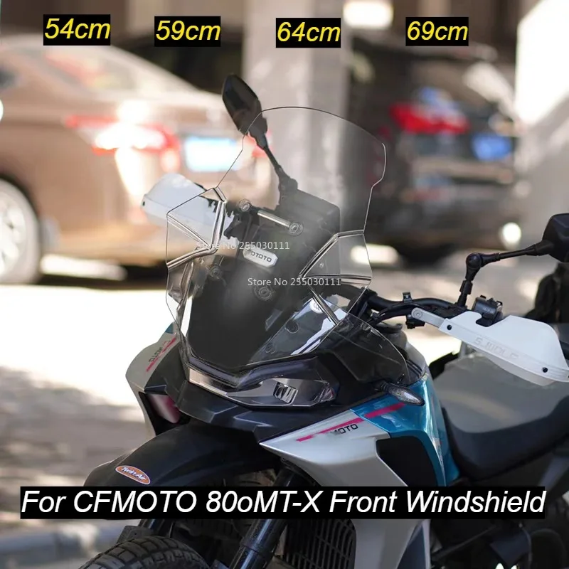 For CFMOTO 800MT-X 800MTX Motorcycle Windshield Modified Windshield Modified Front Windshield