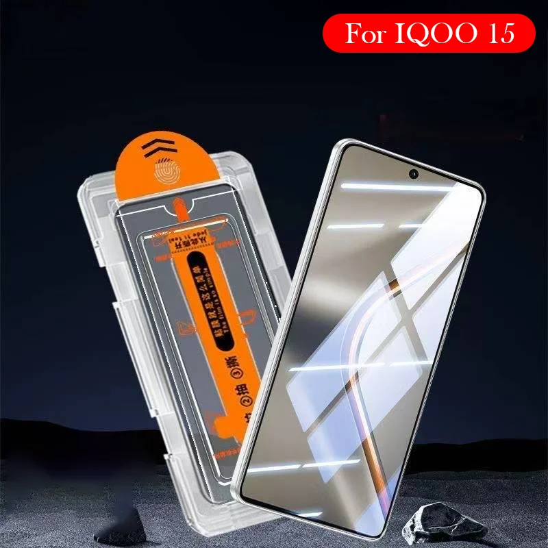 

2PC Tempered Glass For IQOO 15 Dust-free Installation Film Screen Protector for IQOO 15