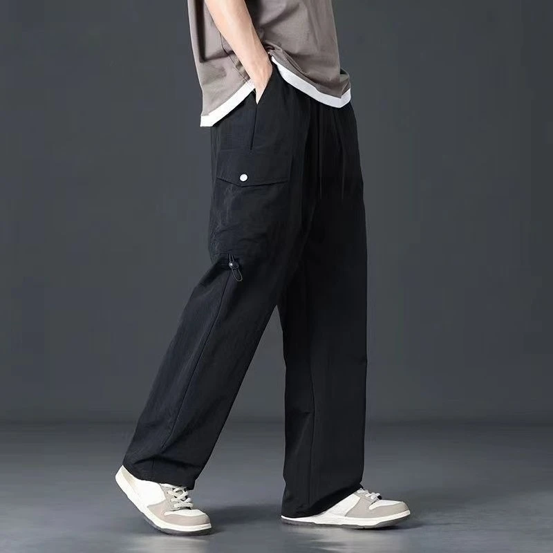 

Outdoor Mountain Male Trousers Minimalist Low Price Baggy Cheapest Nylon Korean Style Slacks Aesthetic New In Men's Cargo Pants