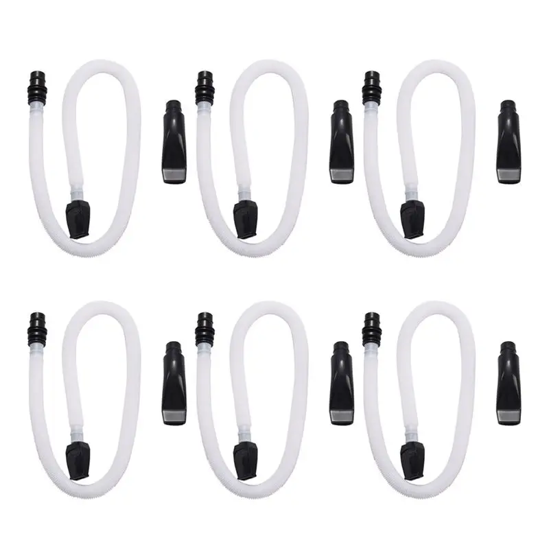 

6X Flexible Tube Mouth Organ Pianica Mouthpiece Musical Instrument Accessories For 32 / 37 Key Melodica