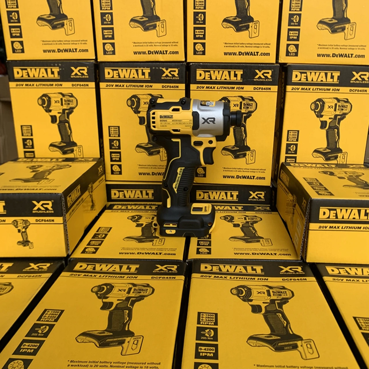 Dewalt dcf845 bürstenloser schnur loser 3-Gang-Aufprall 1/4 in. Treiber 20V Lithium Elektro werkzeuge 206nm