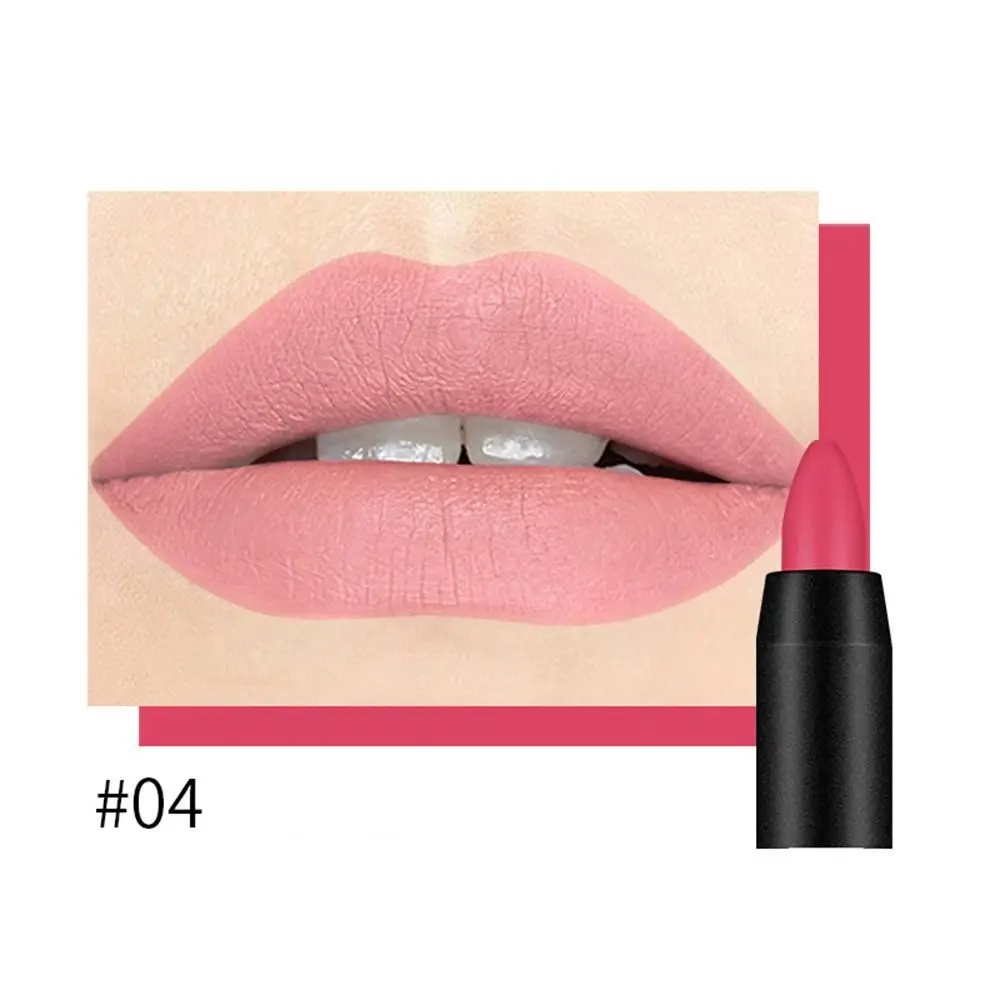 Zweetbestendige Draagbare Matte Lippenstift Waterdichte Vochtinbrengende Lipliner Langdurige Lippenpotlood Vrouwen