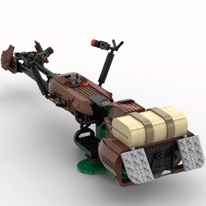 Novo 1283 pçs estrela batalha série filme moc speederbike modelo diy idéias criativas brinquedo da criança presente de natal blocos de construção tijolos