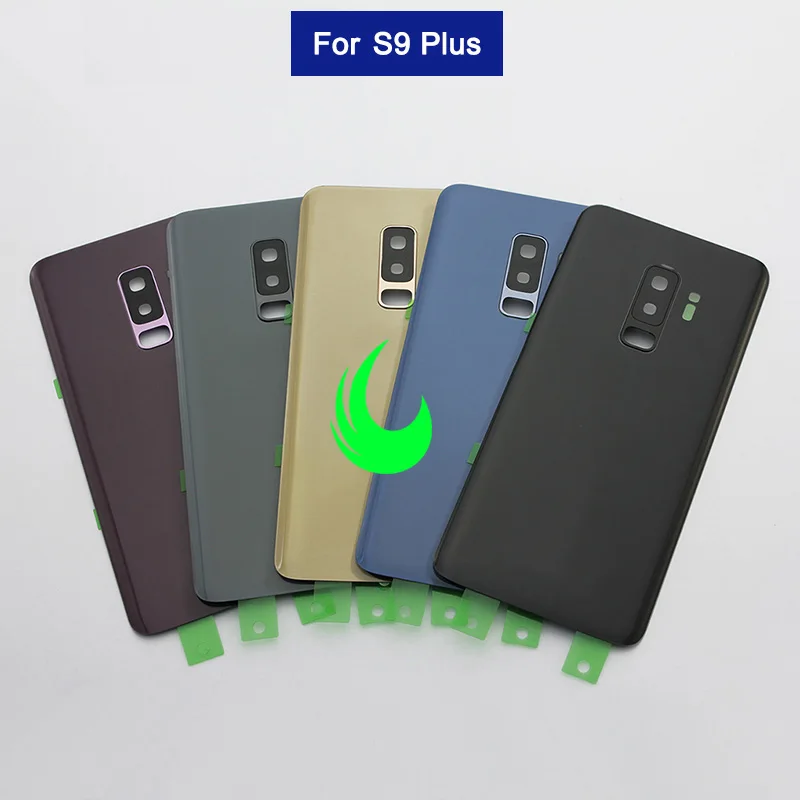 

Back Battery Cover Door For Samsung Galaxy S9 G960 S9 Plus G965 Rear Glass Housing Case For Samsung S9+ Back Glass with Cam Lens