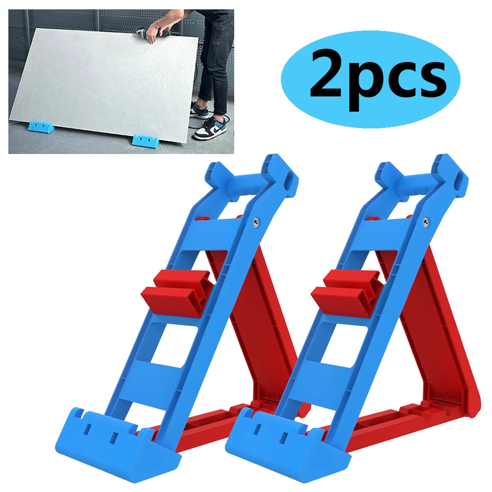 

2 шт. регулируемых кронштейнов для подъема и обработки керамической плитки, гипсокартона, инструмент для работы с сухой штукатуркой, для резки и фрезерования камня