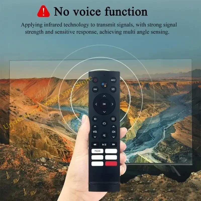 J60A ERF3L90H Remote Controls for Enhances Viewing Experience No Voice Function