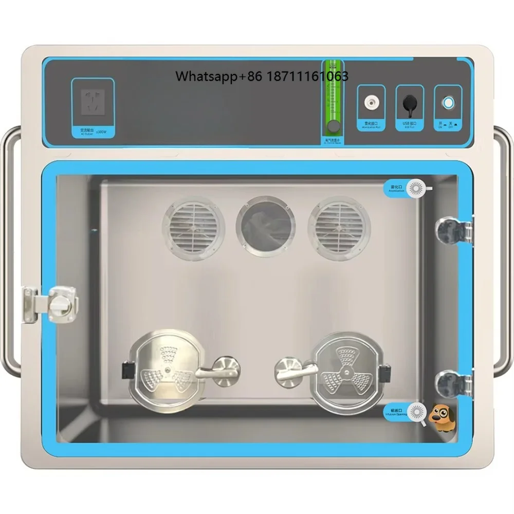 medical ICU cage, multifunctional pet intensive care cage, suitable for dogs and cats, temperature control, UV