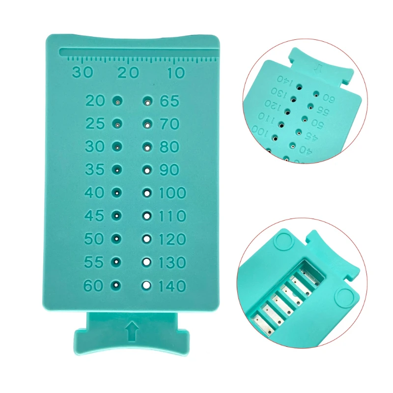 6Pcs Dental Instruments Endo Rulers Gutta Percha Cutter Measering Ruler Span Measure Scale Endodontic Dental Instruments