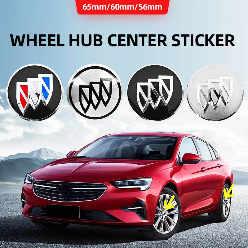 

4 шт. 56 мм 60 мм 65 мм накладки на центральные колпаки дисков для Buick GL8 Park Avenue Encore LaCrosse Regal Excelle GT XT