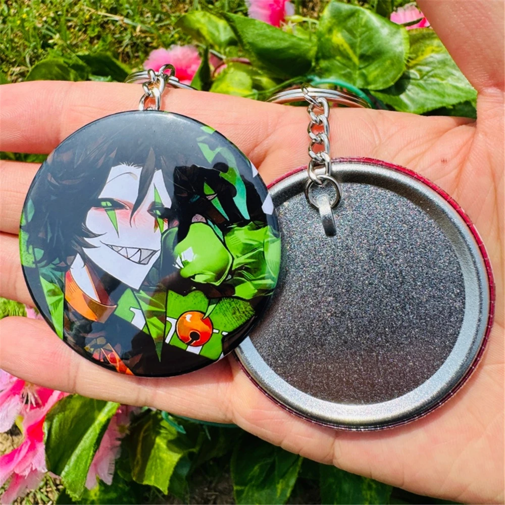 Pin chapado en estaño SPTE de 58MM, con diseño de Pierrot Arlequín de Anime The Freak Circus, para disfraces de cosplay, accesorio colgante para llaves, regalo de Navidad