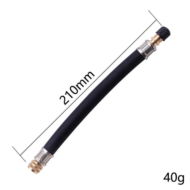 Flexible Rubber Tyre Valve Extension Tube210mm- Gas-filled Extension Tube Lorry Van Bus Adapter Car Accessories Bike Accessories