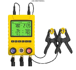 Manômetro Digital Inteligente para HVAC, Ferramenta Elétrica de Manifold para Refrigeração R410A, Profissional para Reparo de Ar Condicionado