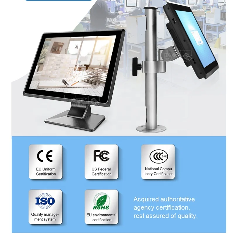 MSIndustrial 10inch Tft Lcd RJ45 Usb Powered Touch Screen Monitor 10.1" Touch Panel 1280*800 IPS Panel Monitor