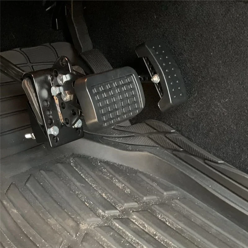 A11F-Gas And Brake Pedal Extenders For Short Drivers, Universal Adjustable Length And Angle Brake Accelerator Pedals Extender