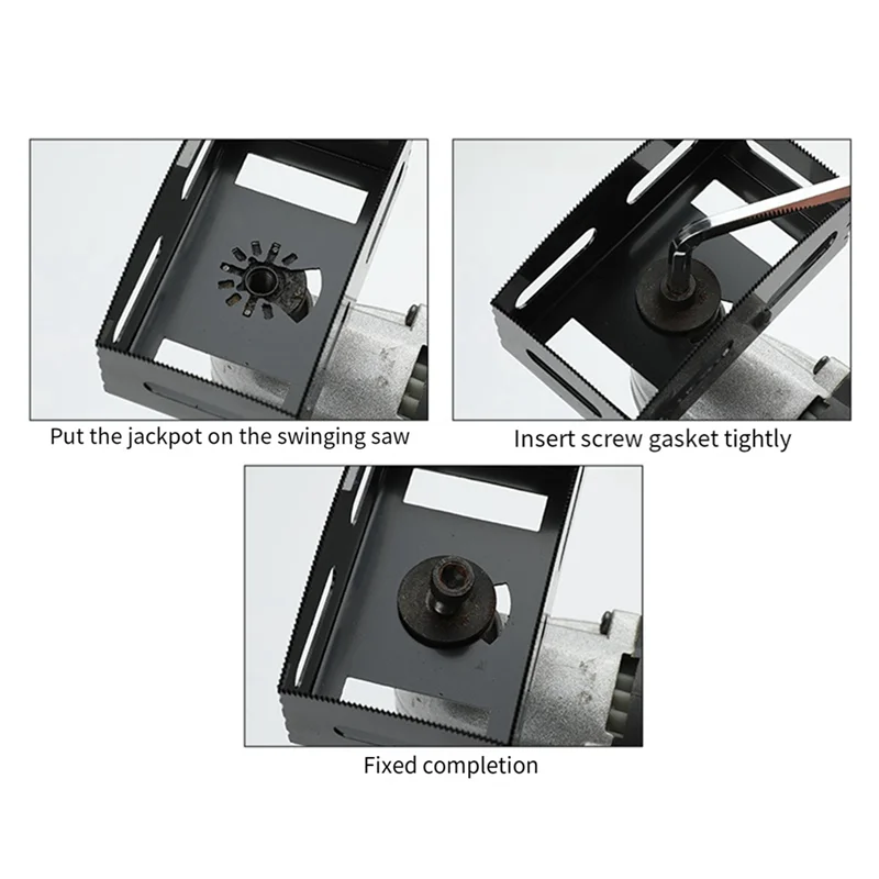 

ABBY-Square Slotting Machine Slotting Tool Universal Treasure Woodworking Square Opening Saw Blade Swinging Saw Blade Easy To Us