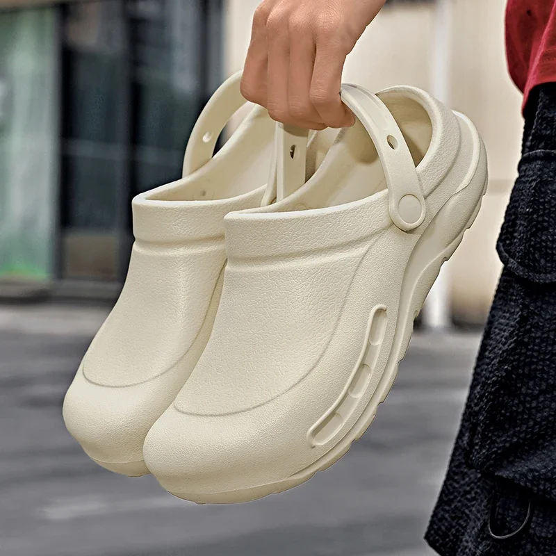 2026 New Fashion Men Shoes Slippers Men Women Summer Anti-skid Home Shoes Garden Shoes Indoor Slip on Concise Shoes