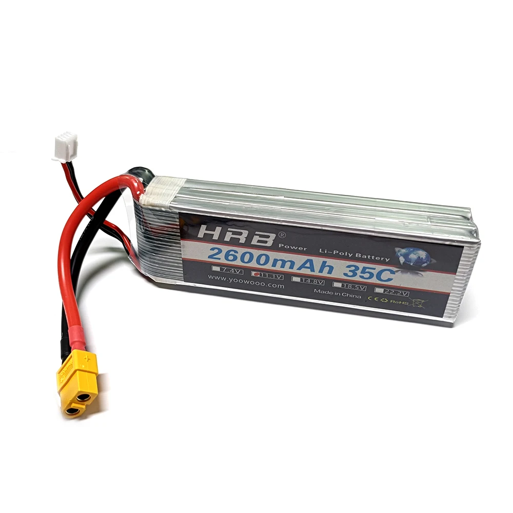 HRB bateria Lipo 2S 3S 4S 6S 1500mah 2200mah 2600mah 5000mah 6000mah 7000mah 4000mah 7.4V 11.1V 14.8V 22.2V T XT60 części do zdalnego sterowania