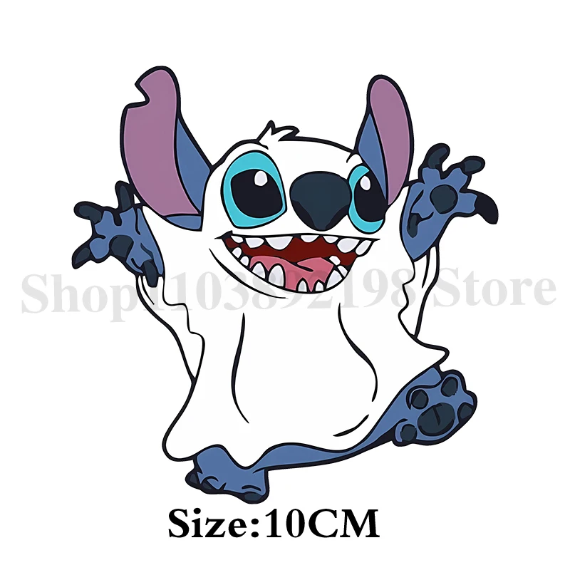 Lilo & Stitch Halloween UV DTF Transfer Sticker Transfer Stickers Stitch Disney Waterproof Permanent Adhesive DIY Mug Sticker