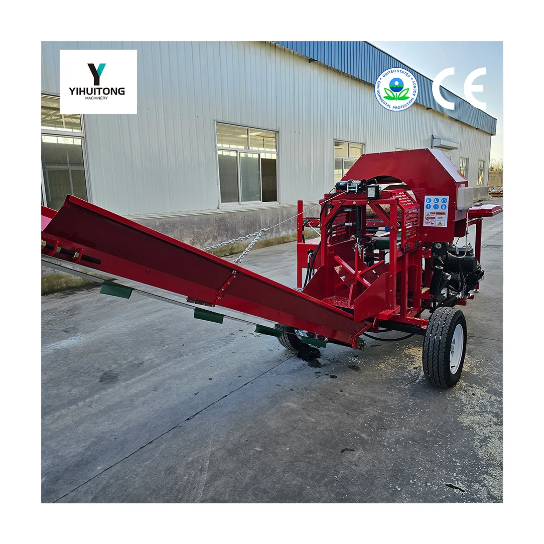 35Ton Gasoline Hydraulic Wood Log Splitter Horizontal Wood Splitting Machine Fast Wood Splitter Firewood Process Log Splitter