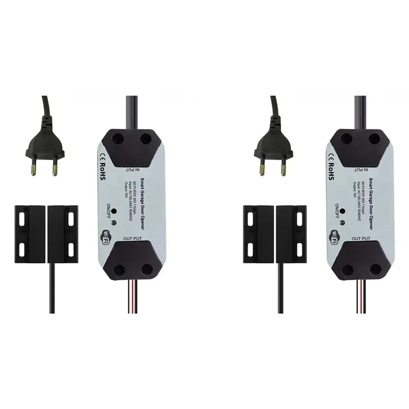 

SUNRI-2X Tuya WIFI умный контроллер открывания гаражных ворот приложение голосовое управление интеллектуальный переключатель поддержка семейного совместного использования (ЕС)
