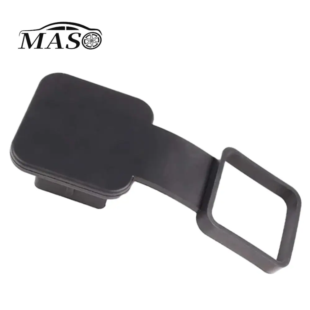 Car Trailer Hitch Tube Cover Black Rubber Hitch Tube Cover Plug Cap for Ford Maverick 2022 2023 2024 2025
