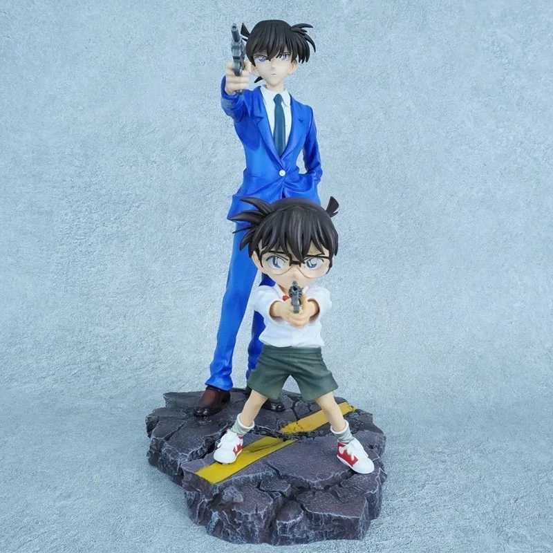 Conan Edogawa Mouri Kogorou Jimmy Kudo Modelo Richard Moore Action Figure Figuras Anime Periférico Manga GK Estátua Presente para Crianças