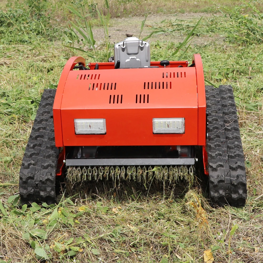 Mesin Pemotong Rumput Putar Nol Mesin Pemotong Rumput Remote Control Perayap Gas Pemakan Gulma Robot Mesin Pemotong Rumput Robot Kecil