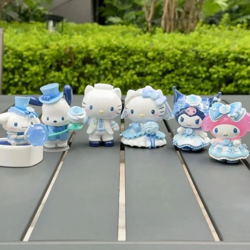 

Персонажи, свадебная серия, слепая коробка, котенок и друзья, романтическая свадебная тема, декоративные шарнирные настольные фигурки, подарок на день рождения