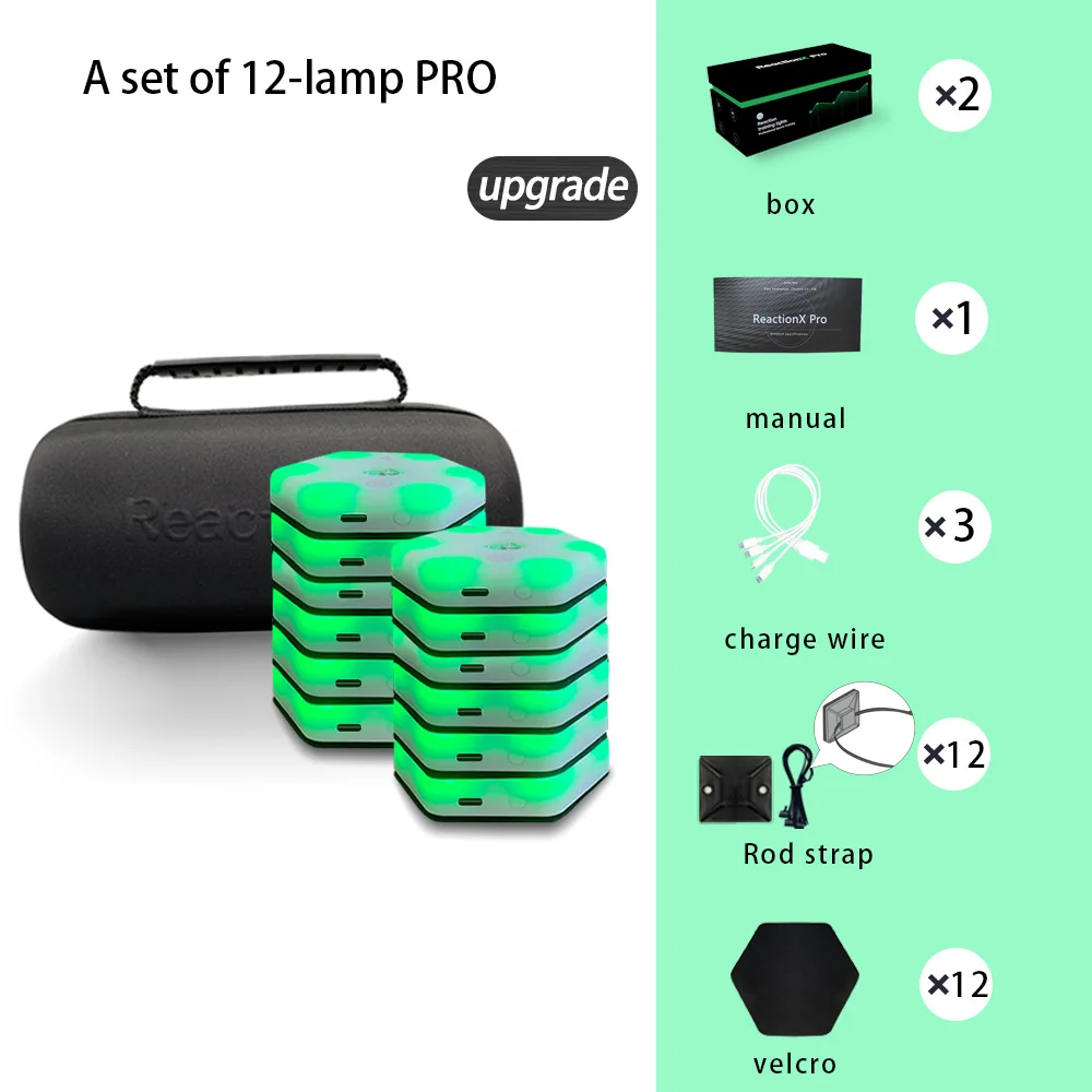 Set of 12 lamps pro