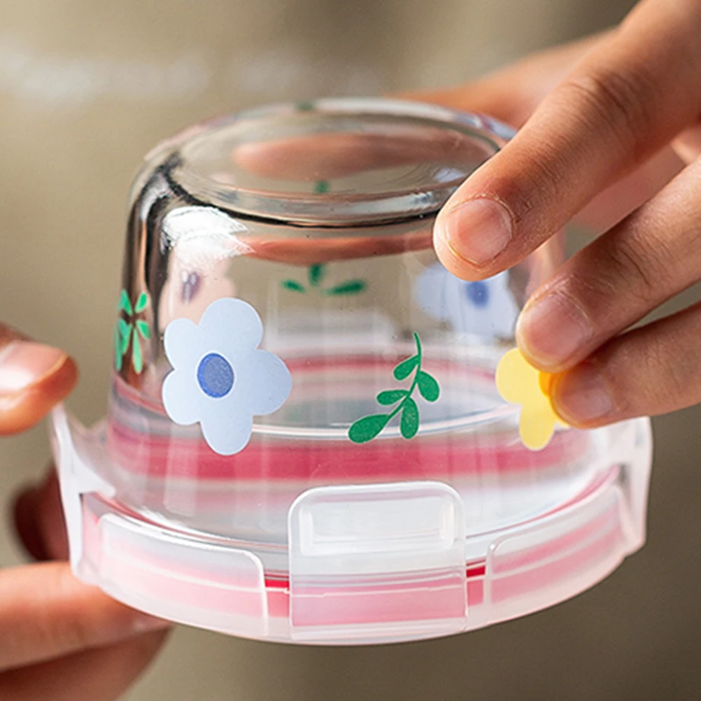 

130Ml Clear Glass Food Box Strong Sealing Lid for Home Kitchen Use Keeps Food Fresh Long Term Reliable Snack Container Storage