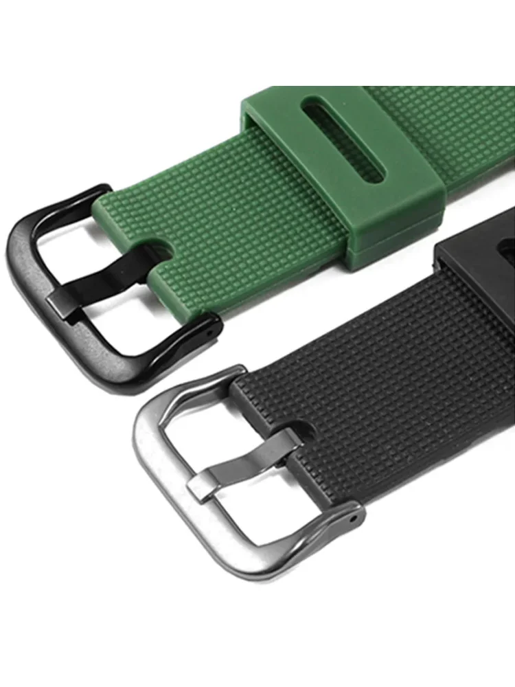 لساعة كاسيو جي شوك GM-2100 GA-2100 GWM-5610 DW-5600 6900 GA110 100 سوار مطاطي راتنجي للرجال بعرض 16 مم مع مشبك سيليكون