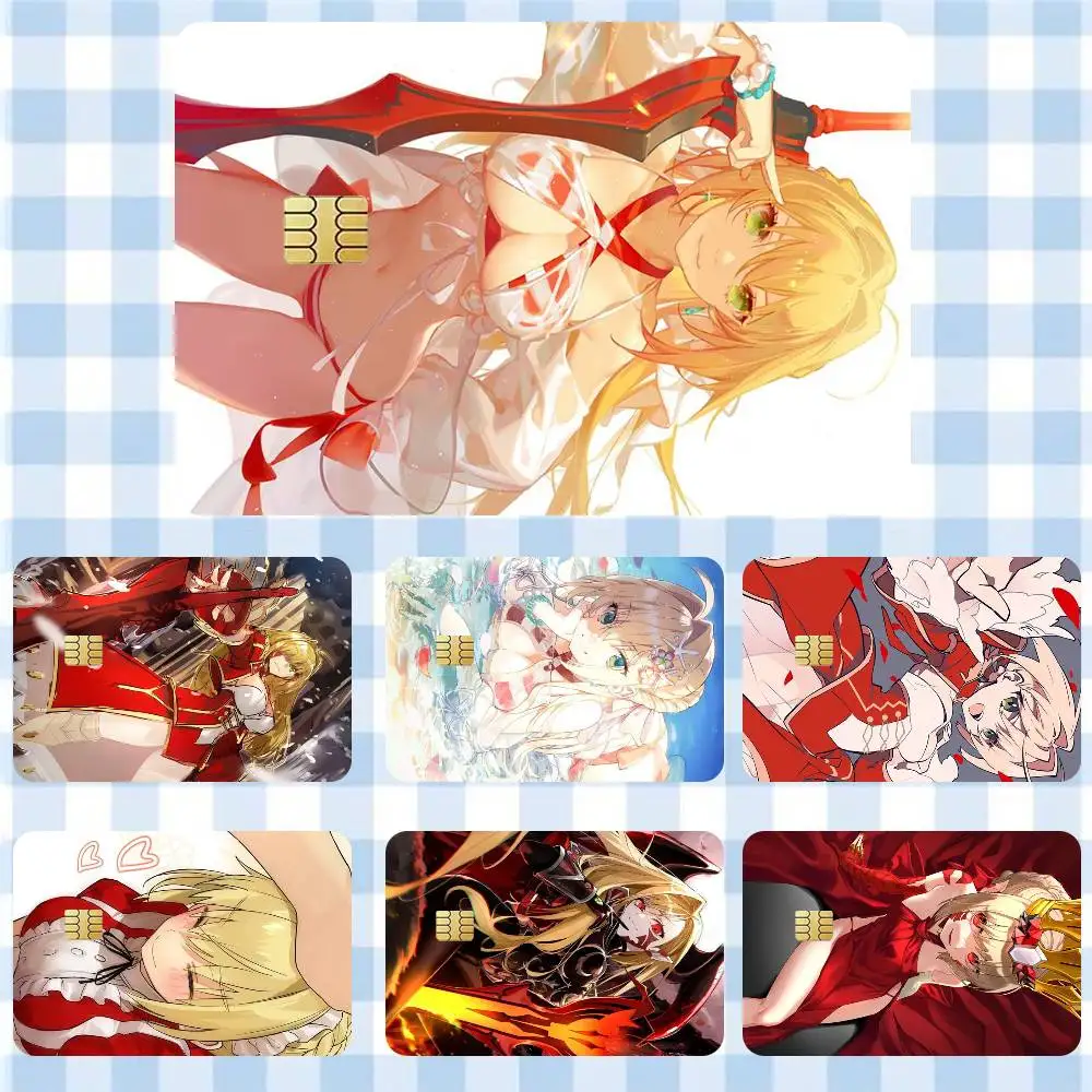 

Nero Claudius Fate Extra Nero Beast Sticker Film Tape Skin for Credit Card Debit Card Waterproof Stickers Cartoon