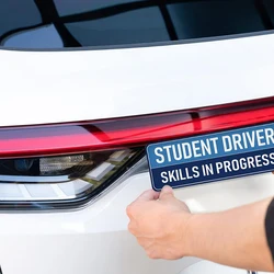 Magnets Decal Stickers Internship Magnetic New Driver Sign Learner Plates For Car Reflective Removable Student Bumper Beginner