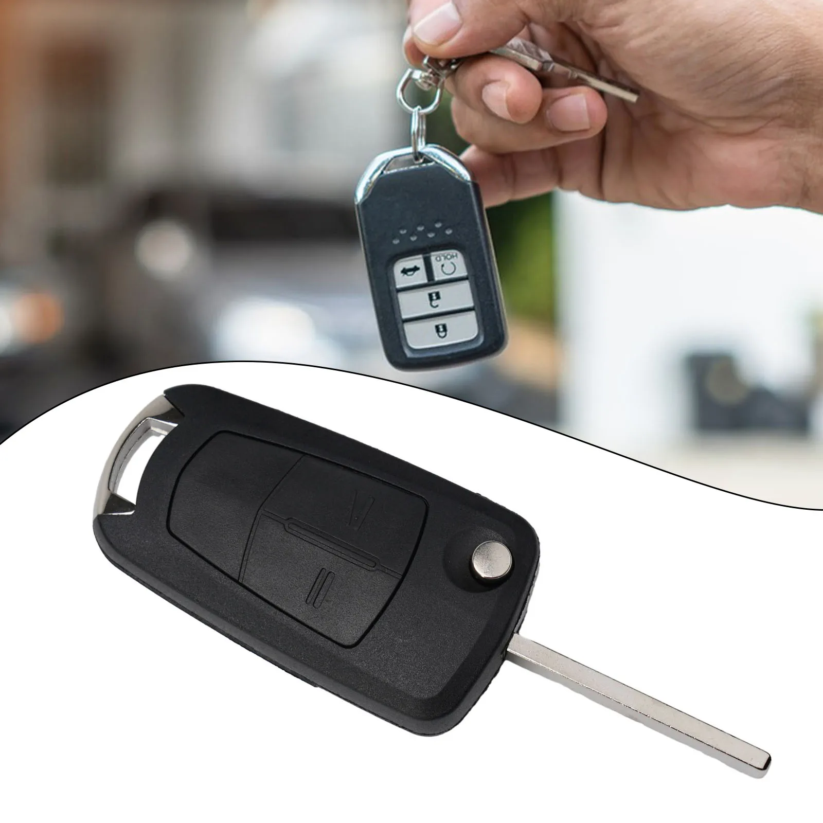 2 Button Remote Flip Key Fob Case For Opel For Corsa D  For Zafira B  For Astra H  For Tigra 2 Keys Key Shell Case Replacement