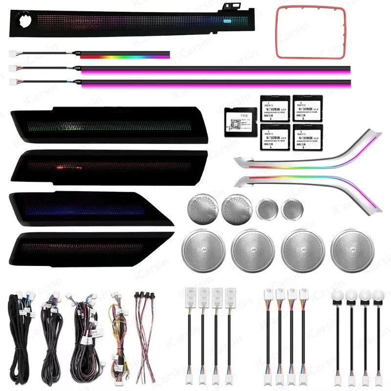 RGB Symphony Atmosphere Light Kit 2013-2022 Car Interior Trim Modification Decor Upgrade Accessories