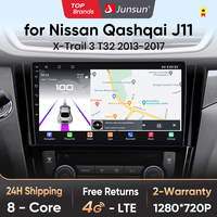 Junsun Android 13 Qualcomm 8 Core Wireless CarPlay for Apple Android Car Radio For Nissan Qashqai X-Trail3 2013-2017 Car Radio