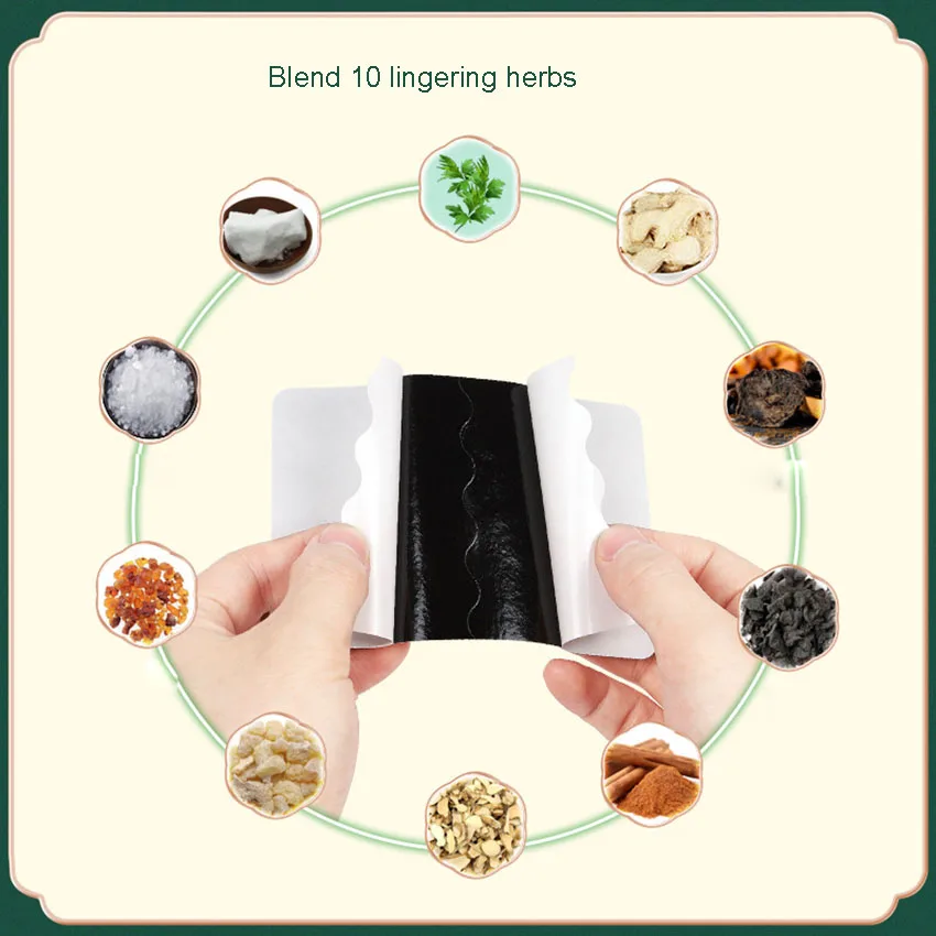 40 Tablets 2 Boxes of Mugwort Ginger Paste Warm Moxibustion Can be Used for the Whole Body