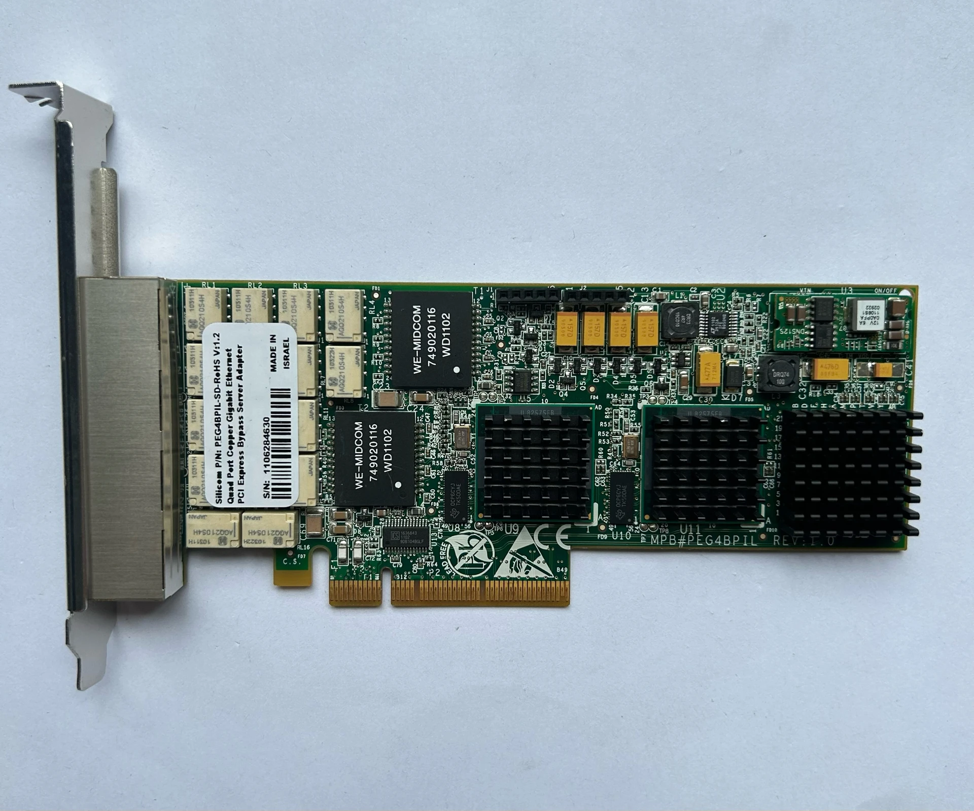 Сетевая карта PCIE известного бренда PEG4BPIL