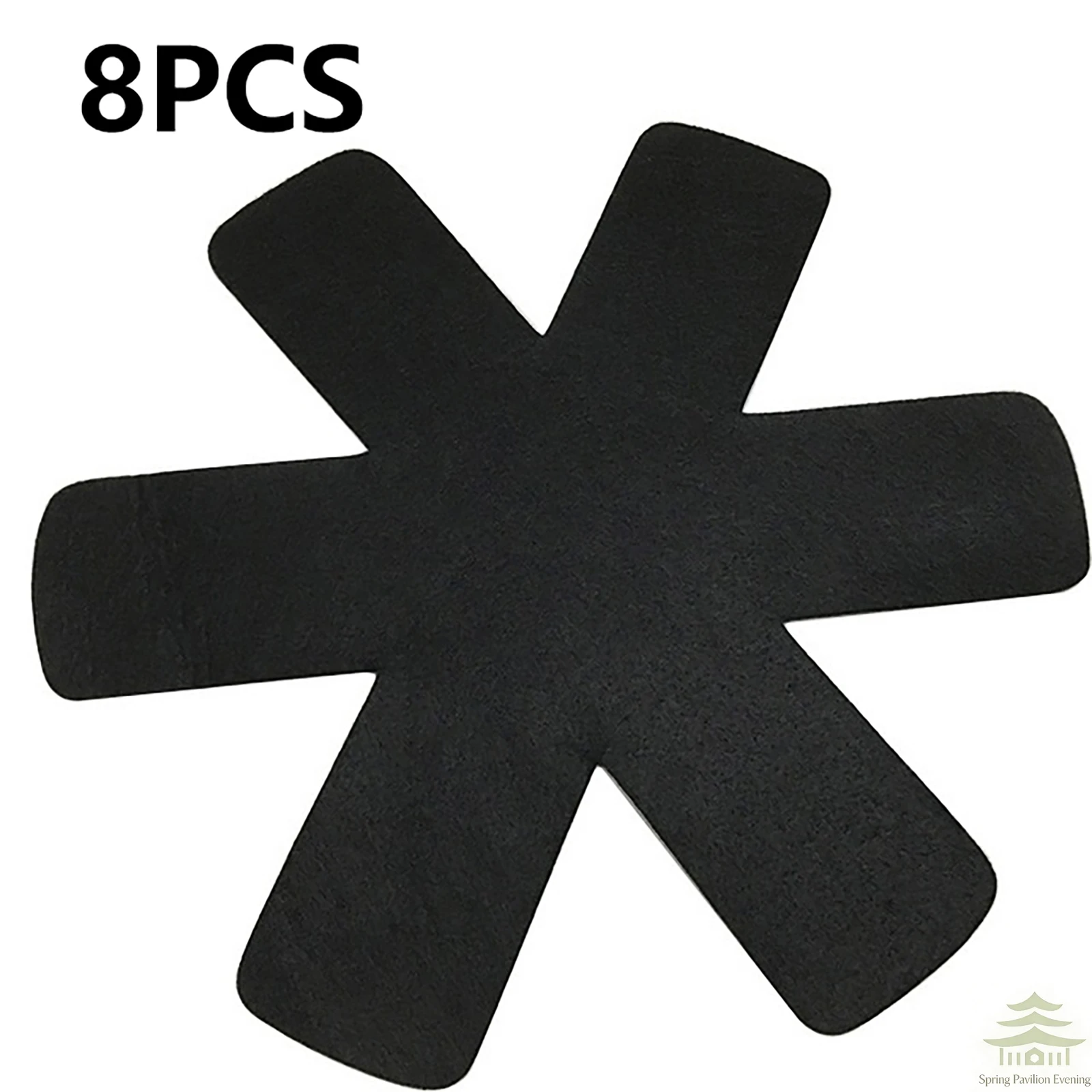 8pcs Pot Pan Protectors Divider Pads Non-stick Hot Pot Dividing Protector Pad to Prevent Scratching Separate Protect Surfaces