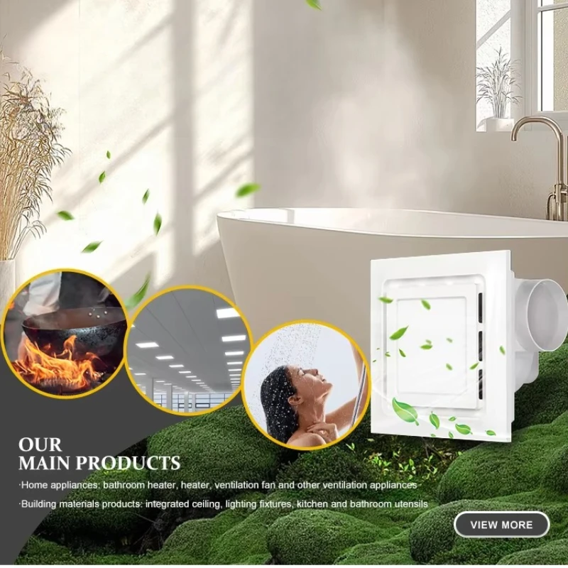 2026-New Bluetooth Speaker 230 CFM Ventilation Fan 3 Color Lighting RGB Music Light Night Light Bathroom Exhaust Fan