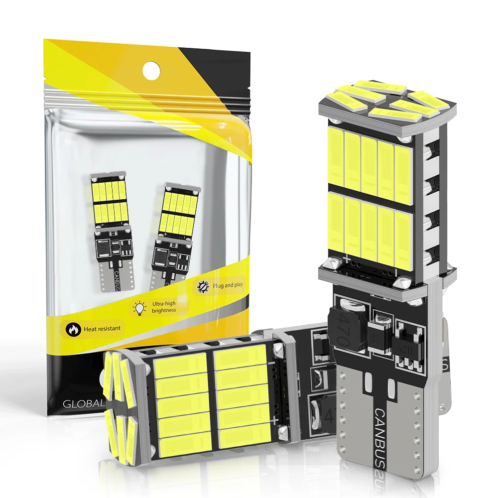 

2 шт., автомобильные лампы T10 W5W, без ошибок