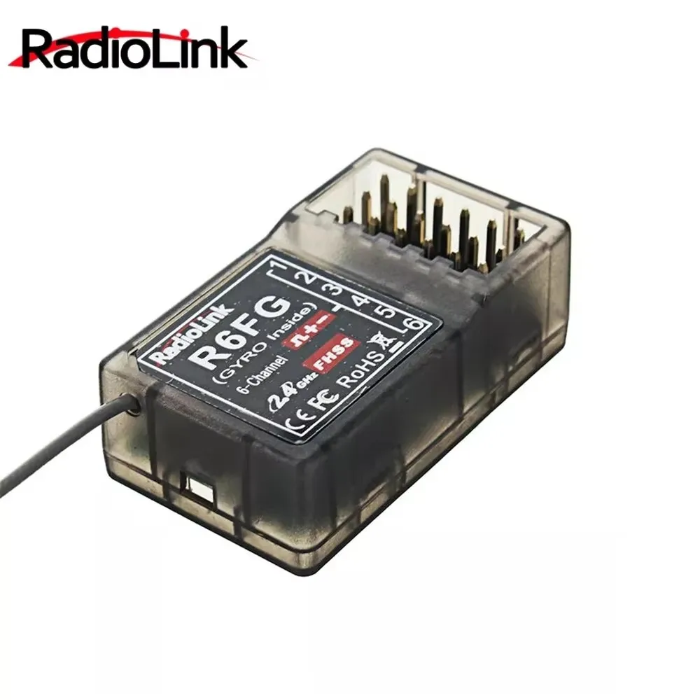 RadiolinkR6FG2.4GHz6ChannelFHSSRevitoreRadioControlloGioIntegrantPerRC4GSRC3S,RC4GT8FBTrasmettitore